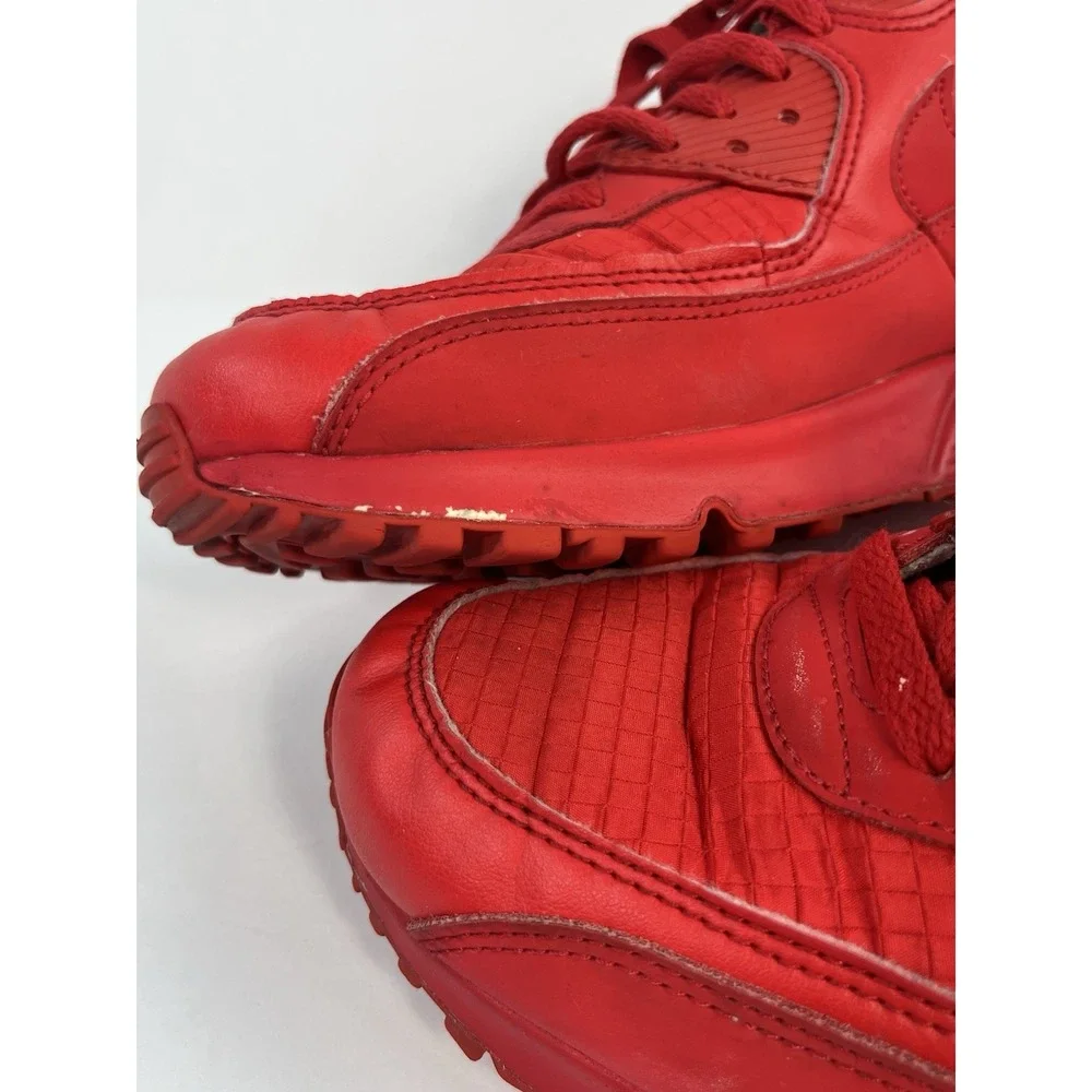 Nike Air Max 90 Essentials Men's Size 10.5 University Red Shoes Sneakers AJ1285